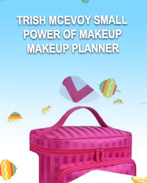 Folding makeup bag