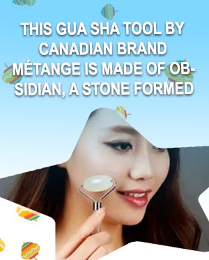 Jade flat stone for face