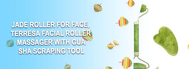 Jade roller gua sha scraper