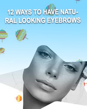 Natural looking eyebrows