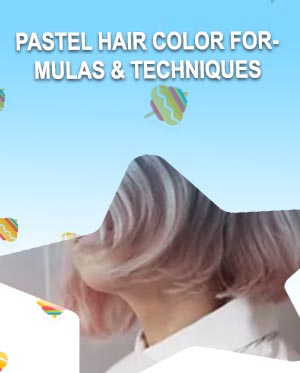 Pastel hair color trends