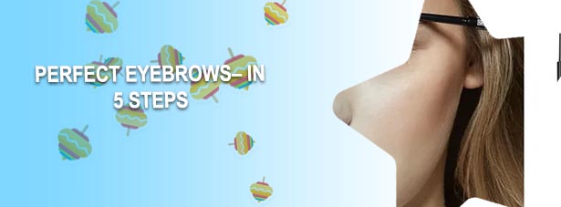 Step by step eyebrow shaping