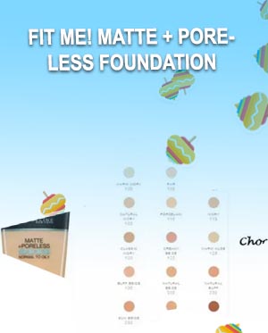 Warna foundation maybelline fit me